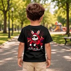 Camiseta Infantil Coelho Rabbit Menino e Menina Algodão 26.1 Premium Estampada