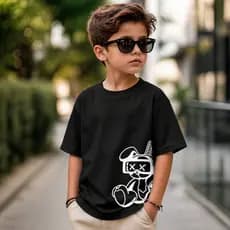 Camiseta Infantil Coelho Oculos Menino e Menina Algodão 26.1 Premium Estampada
