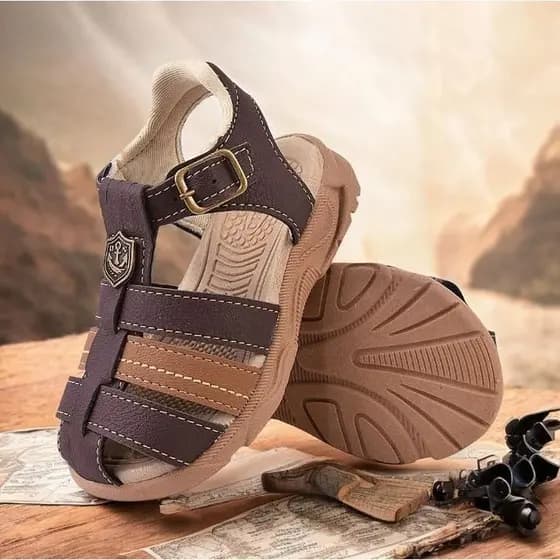 Sandália Infantil Papete Baby Casual Fechamento