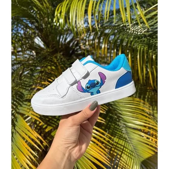 tênis Velcro infantil da Stitch