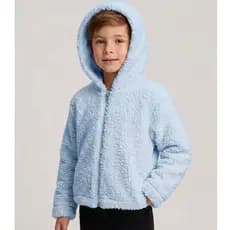 Casaco Teddy Infantil Menino Inverno Quentinho Peluciado Confortável -CONFIRA A TABELA DE MEDIDAS ANTES DA COMPRA