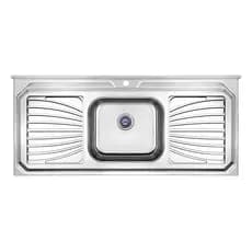 Pia Cozinha Infinity 120cm Inoxsul  Higiênica Durável p Louça Pesada