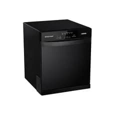 Lava Louças Brastemp 8 Serviços Compacta BLF08AE Preta para Cozinha 62x51x61cm