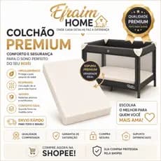 Colchão Bebê Para Berço Chiqueirinho D18 100x70x10 Impermeável
