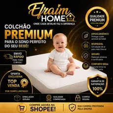 Colchão Infantil Juvenil 150x70x10cm Para Criança Berço Espuma D18 Branco - Sono Tranquilo Garantido