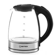 Chaleira Elétrica Vidro 2L 127/220V 1000W/1400W Base 360° Aquecimento Rápido para Café Chá Desligamento Automático