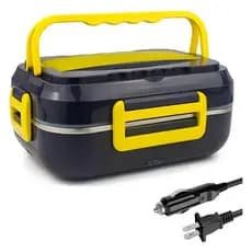 Marmita Elétrica Veicular Tomada 110v/220v E 12v/24v Amarela