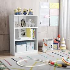 Star Estante Para Livros Multiuso Organizador Escritório com Prateleiras e Divisória