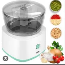 Mini Processador E Triturador De Alimentos APERTE O BOTÃO DUAS VEZES RAPIDAMENTE PARA LIGAR