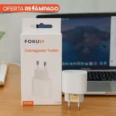 Carregador de Tomada Turbo USB-C FK-UR27 PD 20W Carregamento Rápido