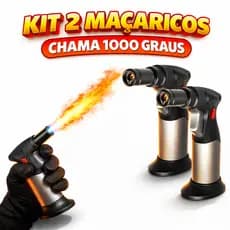 Mini Maçarico Portátil Acendimento Automático Recarregável Culinário envio sem gás