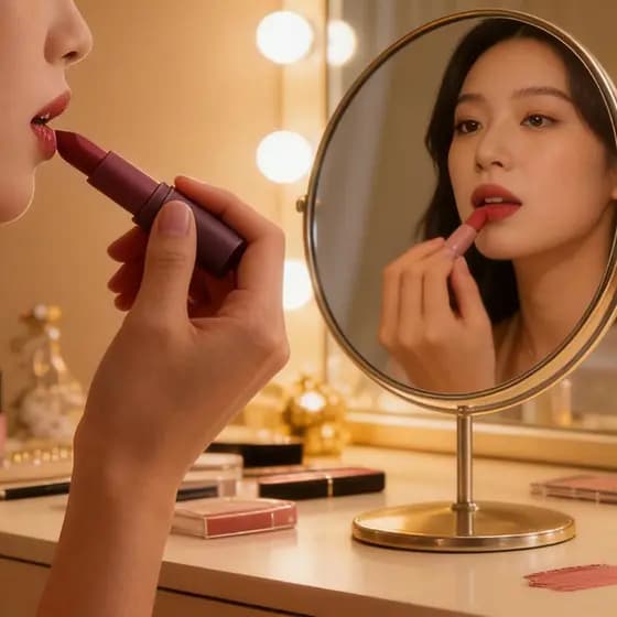 Batom Matte de Longa Duração Rosa Claro, Batom Matte Feminino, Produtos de Beleza, Batons Matte para Mulheres