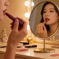 Batom Matte de Longa Duração Rosa Claro, Batom Matte Feminino, Produtos de Beleza, Batons Matte para Mulheres