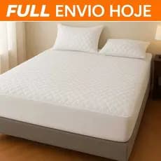Capa Protetor Colchão Impermeável Elástico Lavável Solteiro Casal Queen King