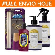 Kit Coala Orquídea Negra Odorizadorante Difusor Sabonete Home Limpador