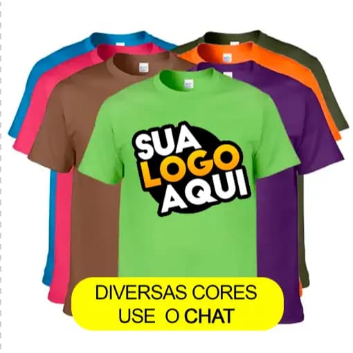Camiseta  Personalizada Camisa Poliester ou Algodão Unissex