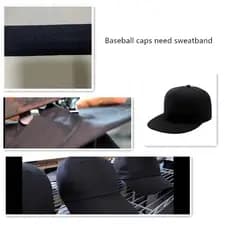 10 Metros Bonés De Costura Algodão Sweatband Chapéu Acessórios Puro Fita Para Beisebol