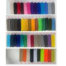25 Conjunto Colorido 7 Buracos Cintas Fivela Boné De Beisebol Clipe Chapéus Reparação Fixadores Snapback Cinta Substitui
