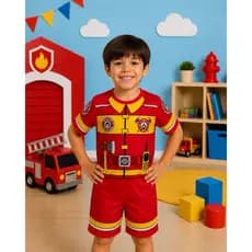 Fantasia Infantil Menino Bombeiro profissões