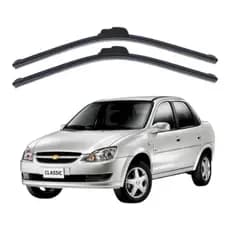 Par palhetas de silicone limpador parabrisa dianteiro chevrolet corsa classic Todos