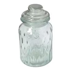 Pote de vidro hermético Estampado 1000ml