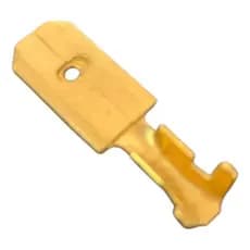 Terminal Encaixe Macho 6,0mm Fio 1,5mm 20 Unidades