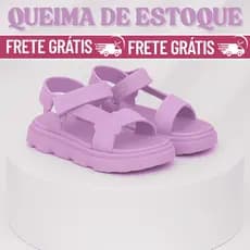 Sandália Papete Infantil Feminina Super Leve com Design Divertido