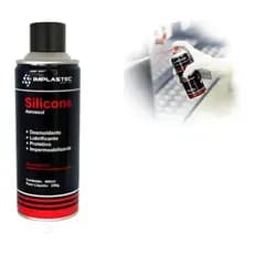 Silicone Desmoldante Aerossol Implastec 400ml Lubrificante Protetivo Impermeabilizante