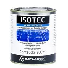 Verniz Isotec Incolor Implastec 900ml Proteção para Circuito Impresso Secagem Rápida