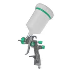 Pistola De Pintura Profissional Bc80 Lvlp 1.3mm 600ml Steula Cor Prateado