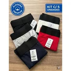 5UN CUECA BOX PREMIUM ALGODÃO