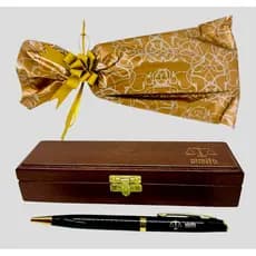 Caneta Direito Presente Advogado Personalizada+Estojo Madeira+Refil Extra+Kit Presente