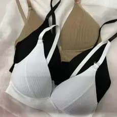 Top Sutiã Sem Aro Bojo Canelado Soft Conforto Molinho Macio Sustentação