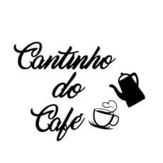 Cantinho Café Bule Xícara MDF Decoração Cozinha Escritório Estúdio Enfeite Casa