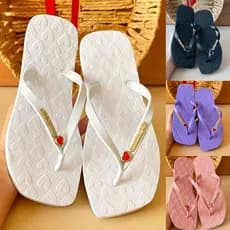 Chinelo Feminino Com Pingente Strass - Chinelo Feninino Chinelo Feminino Adulto Confortável Estiloso