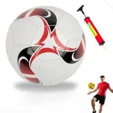 Bola De Futebol Campo Quadra Praia / Bomba De Ar Ferias Esporte Lazer Jogos Velocidade Controle Resistente Diversão