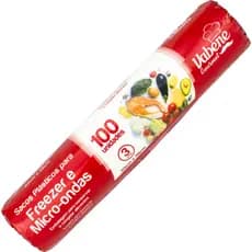 Saco Bobina 100 Un Congelar Armazenar Alimentos 3L Litros