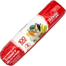 Bobina Reforçado Transparente Picotada 2lts 18x35 C/100 Saco