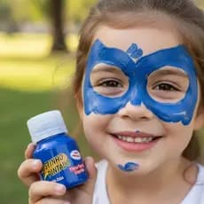 Tinta para pintar o rosto Azul Escuro 35 ml Rostinho Pintado