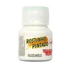 Tinta para pintar o rosto Branco 35 ml Rostinho Pintado