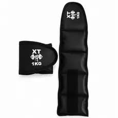 Caneleira de Peso PAR Tornozeleira Profissional Academia Musculação Fisioterapia Futebol Ginástica Treino em Casa 1kg
