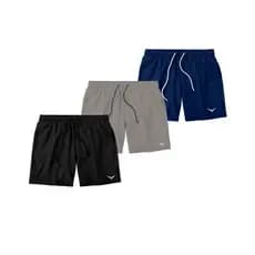 Kit 03 short básico Bermuda Masculina Tectel Mauricinho Para Todas as Ocasiões