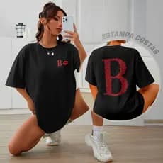 Camiseta com Estampa BEIJOS  Perfeita para Casais 100% ALGODÃO ENVIO RAPIDO