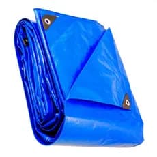 Lona Plástica Impermeável 8x8 Polietileno Azul Reforçada Guepar