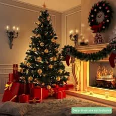 2,40m Árvore de Natal Verde Tradicional luxo - Árvore de Natal Verde Tradicional Tipo Pinheiro