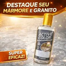 Impermeabilizante Mármore e Granito Active Color Remove Manchas Restaura Brilho Protege Superfícies