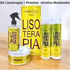 Protetor Térmico Modelador 10 em 1 + Kit Crescimento acelerado Lisoterapia