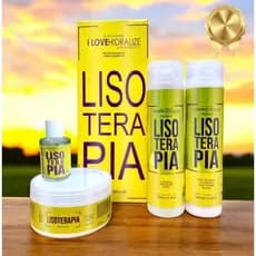 KIT Crescimento Acelerado Lisoterapia Completo ÓLEO Reparador de Pontas +Shampoo + Condicionador + Máscara Hidratação