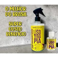 Kit Desfrizante Protetor Térmico 10 em 1Lisoterapia + Óleo  Reparador Anti Frizz Meu Liso Extremo