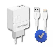 Carregador Turbo 2 Usb Para iPhone 7, 8 Plus, X, Xr, 11, 12 Pro Max